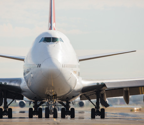 Qantas flight