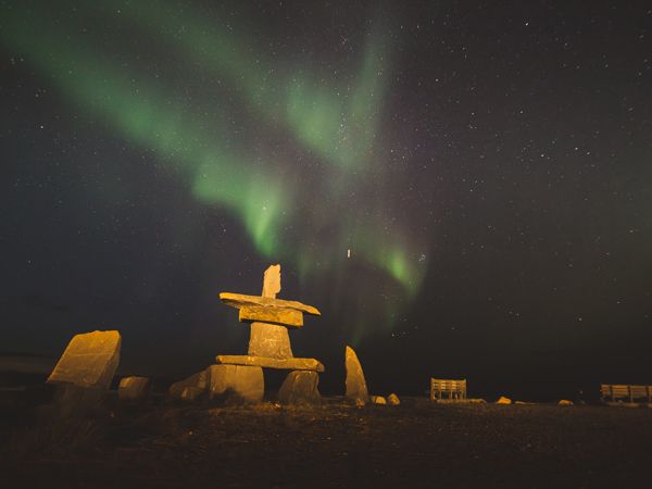 Aurora Borealis Northern Lights in Churchill Summer
