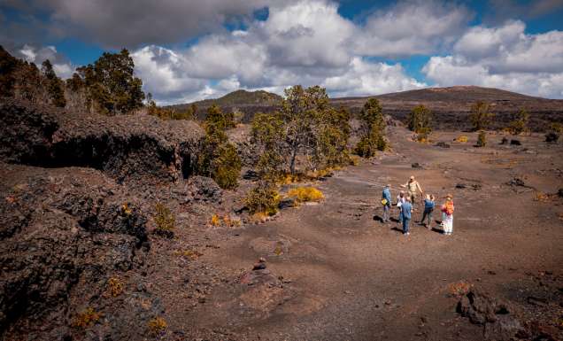 Mauna Ulu at Hawaii Volcanoes National Park