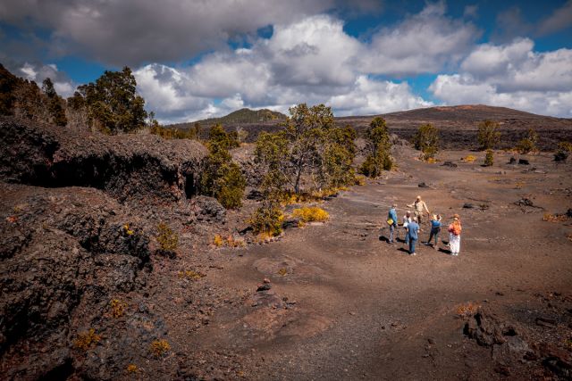 Mauna Ulu at Hawaii Volcanoes National Park