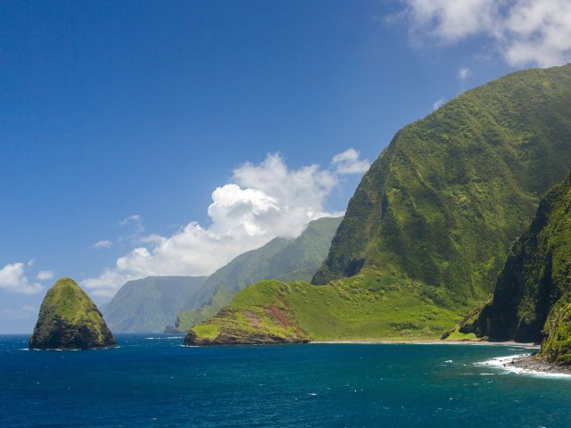 sea cliffs of Moloka’i