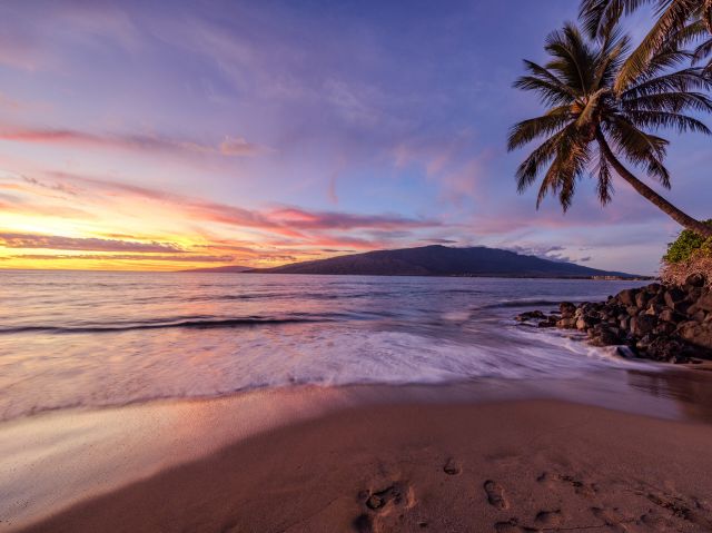 Public Beach, South Kihei Rd in Kihei, Maui, Hawaii