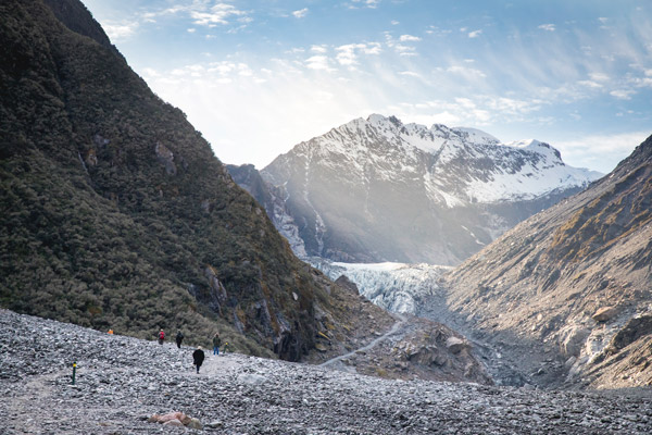 Fox Glacier on the West Coast,