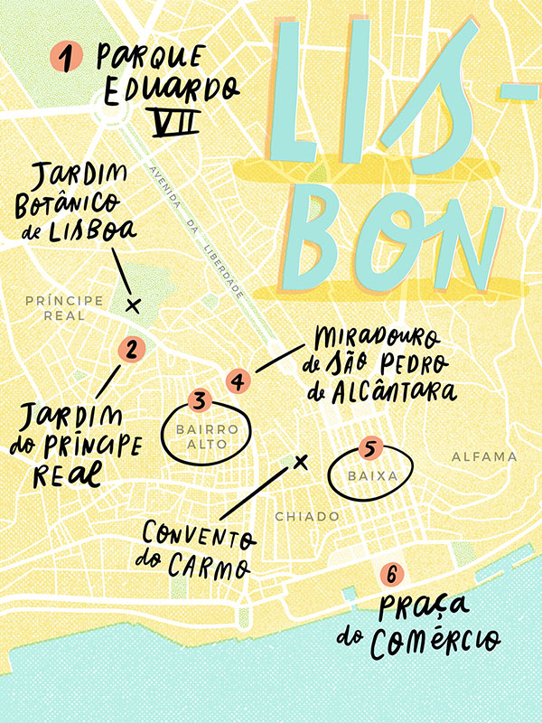 Lisbon map
