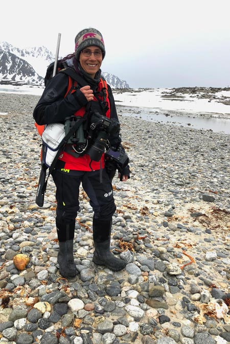 Hurtigruten’s chief scientist Verena Meraldi
