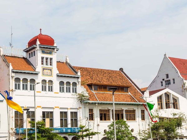 Old colonial building in the old town of Jakarta, Batavia