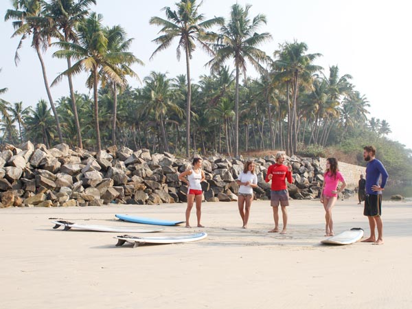 Learn to surf at Soul and Surf retreat in Varkala