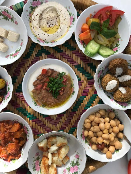 Arabian Teahouse breakfast tray