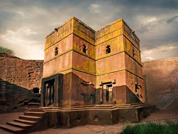 the Church of Saint George in Lalibela