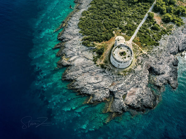 Fort Arza on the Lustica Peninsula