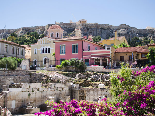 The Plaka district of Athens