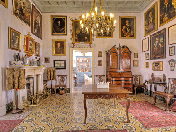 Inside Casa Rocca Piccola B&B.