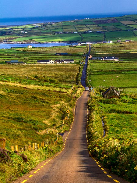 Take the the Ring of Kerry driving route through Ireland.