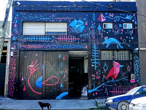 There are murals to be found in every neighbourhood.