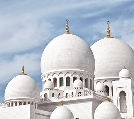 Grand Mosque exterior, Abu Dhabi