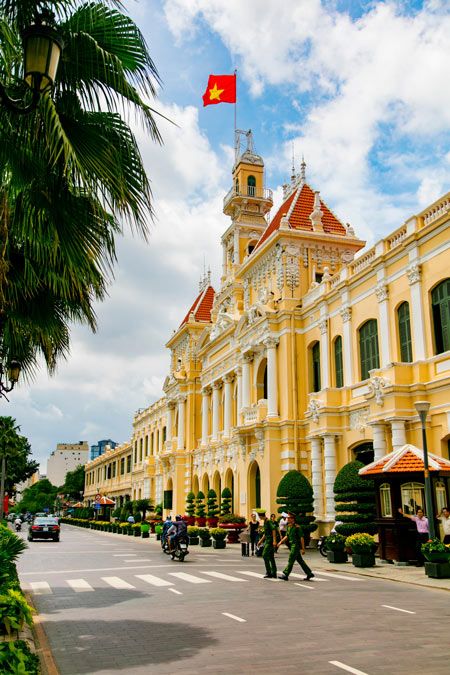The streets of Ho Chi Minh
