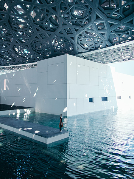Louvre interior, Abu Dhabi