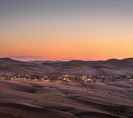 qasr-al-sarab-pavillion-sunset-view, Abu Dhabi