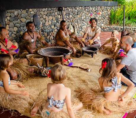 Kava ceremony at Nanuku Resort, Fiji