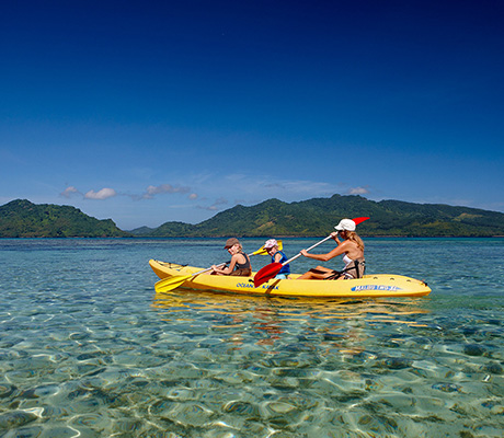 Kayaking Nanuku Resort, Fiji