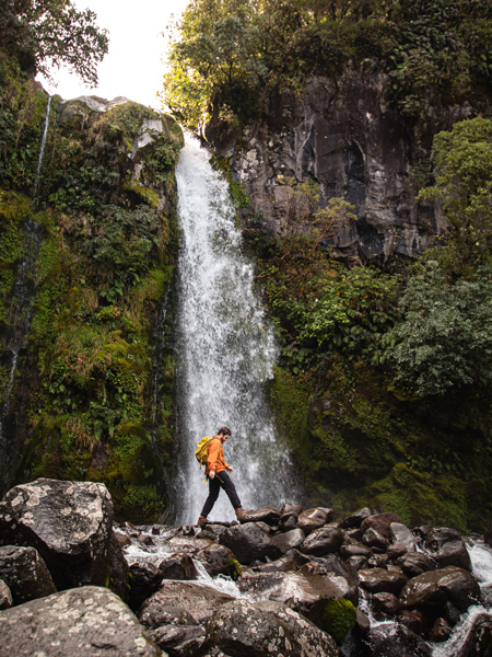 Taranaki waterfall