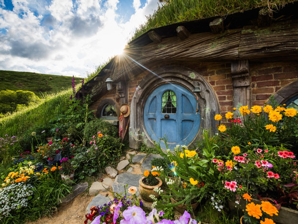 Hobbiton movie set 