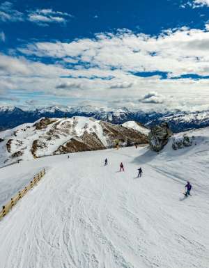 Skiing at Coronet Peak New Zealand