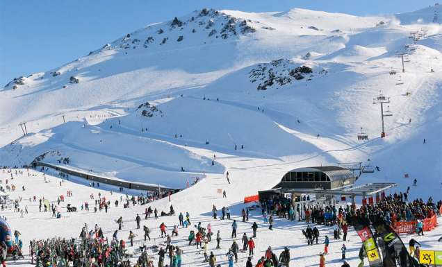 Skiing in New Zealand's Canterbury Region
