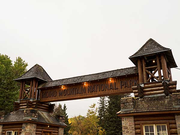 Gate, Riding Mountain National Park, Manitoba, Canada