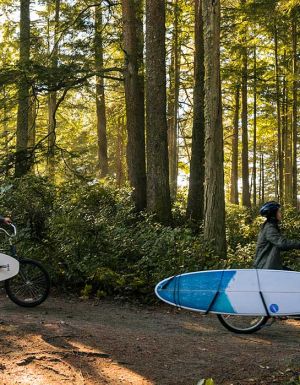 Riding to the beach featured Tofino BC