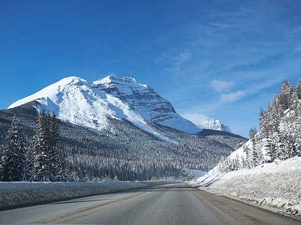 Snow, Icefield Parkway, Alberta, Canada