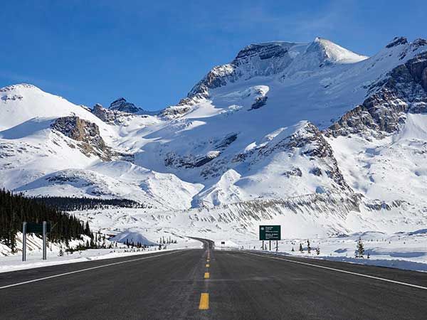 Snow, Icefield Parkway, Alberta, Canada