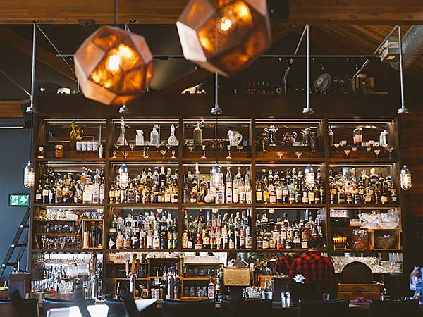 Bar, Wolf in the Fog restaurant Tofino BC