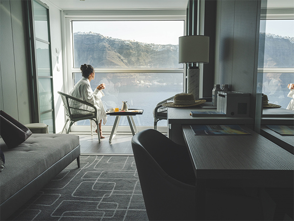 The ship succeeded in creating fancy city apartments than traditional staterooms.