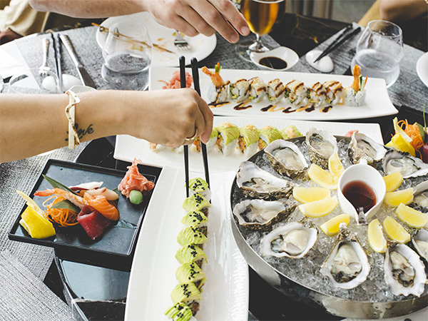Japanese fare at Raw on 5.