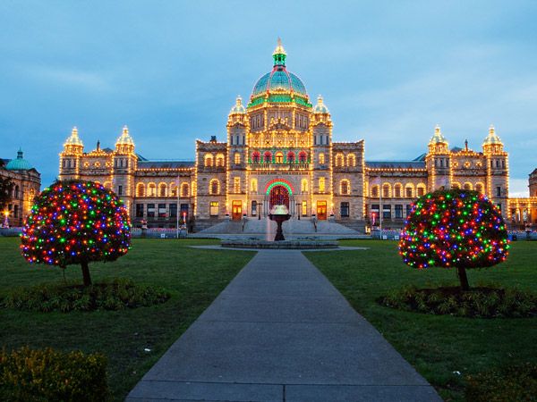 Christmas in Victoria, British, Columbia