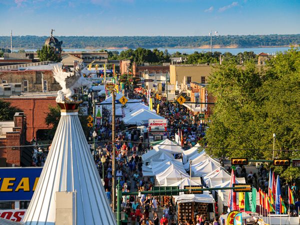 Historic Main Street in Grapevine Texas