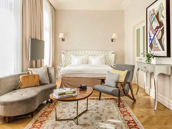 Junior suite, Hotel Sans Souci , Vienna, Austria