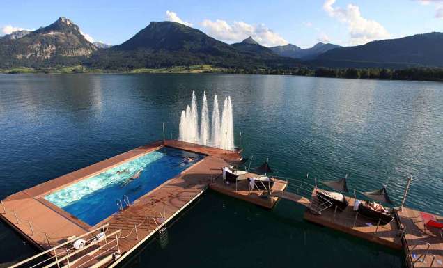 Pool, Romantik Hotel, Lake Zell, Austria