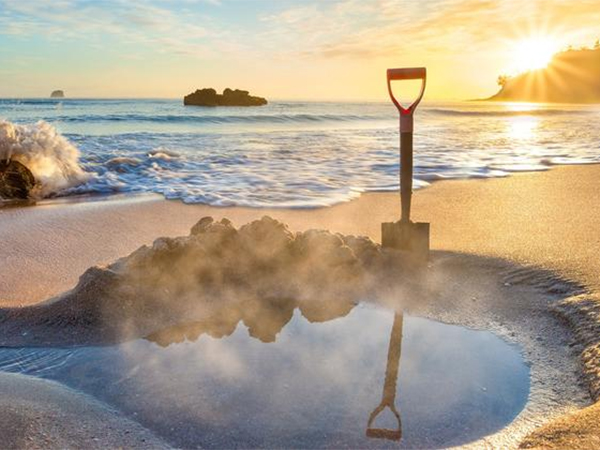 Hot Water Beach.