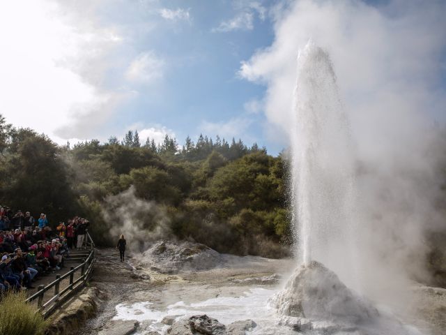 Wai-O-Tapu geothermal waters in New Zealand