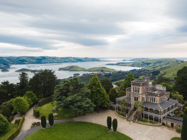 Larnach Castle from above
