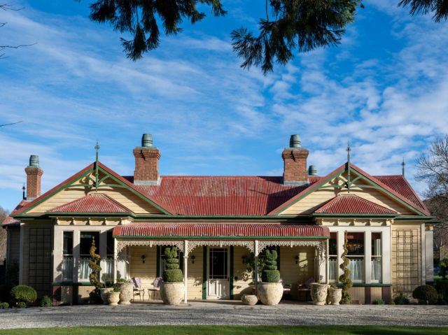the exterior of Ayrburn, New Zealand South Island
