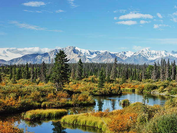 Scenic views of Yukon, Canada