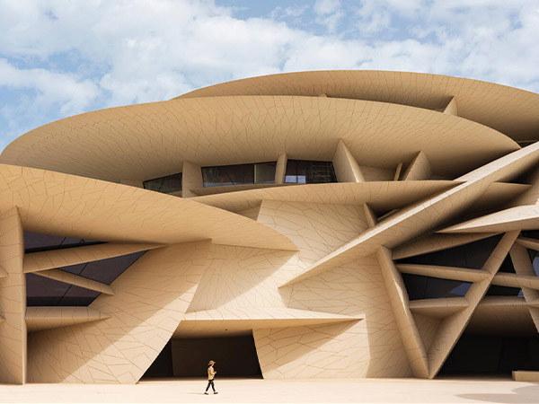 National Museum of Qatar designed by Frank Gehry, Qatar, Middle East