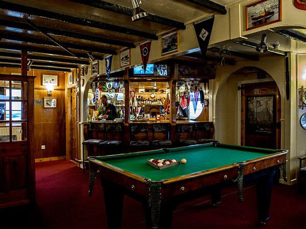 Interiors of Faraday Bar, Antarctica