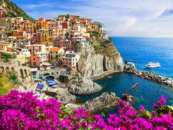 Beautiful Ligurian villages in Cinque Terre Italy