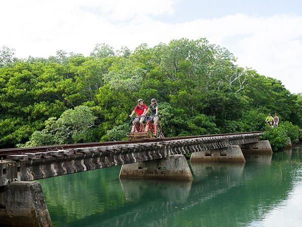 Pedaling in EcoTrax Fiji Tour, Fiji Islands