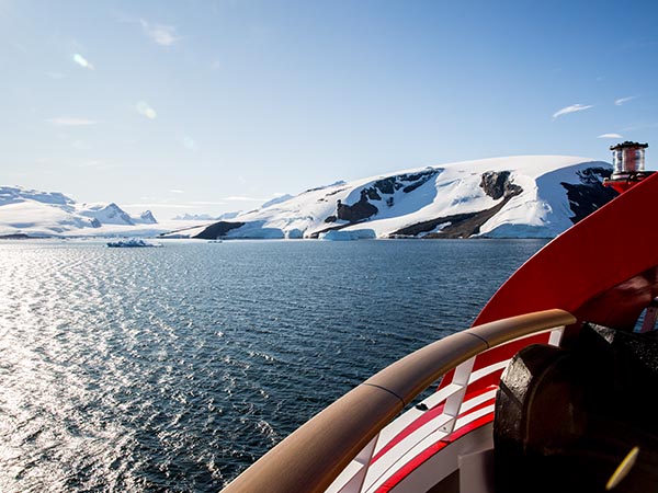 Scenic views from the observation deck, Antarctica