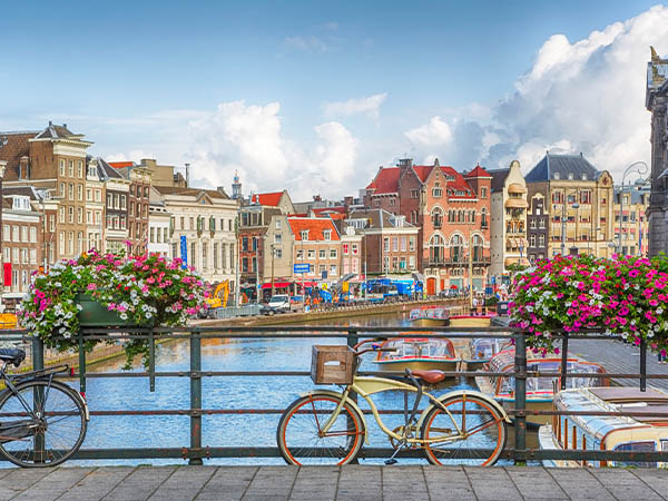 Bike routes, Amsterdam